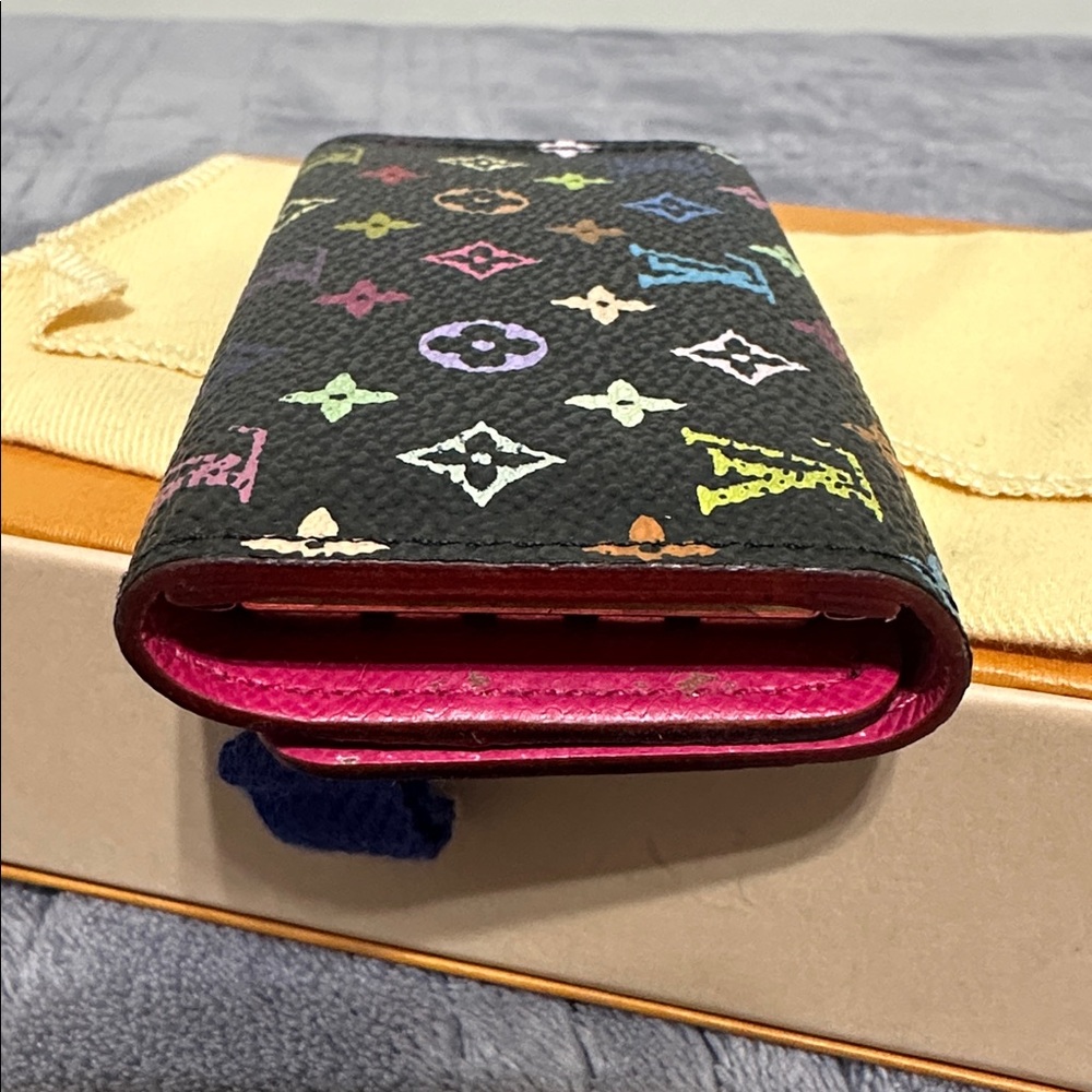 Louis Vuitton Black Multicolor Monogram Key Holder - Picture 5 of 15